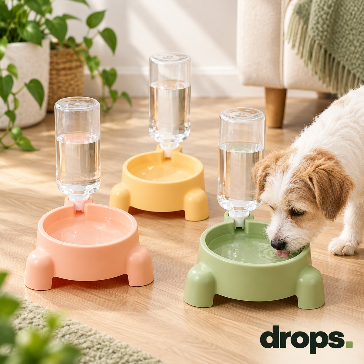 Automatic Gravity Water Dispenser for Pets
