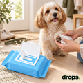 Pet Cleaning Wipes — 40 Pack