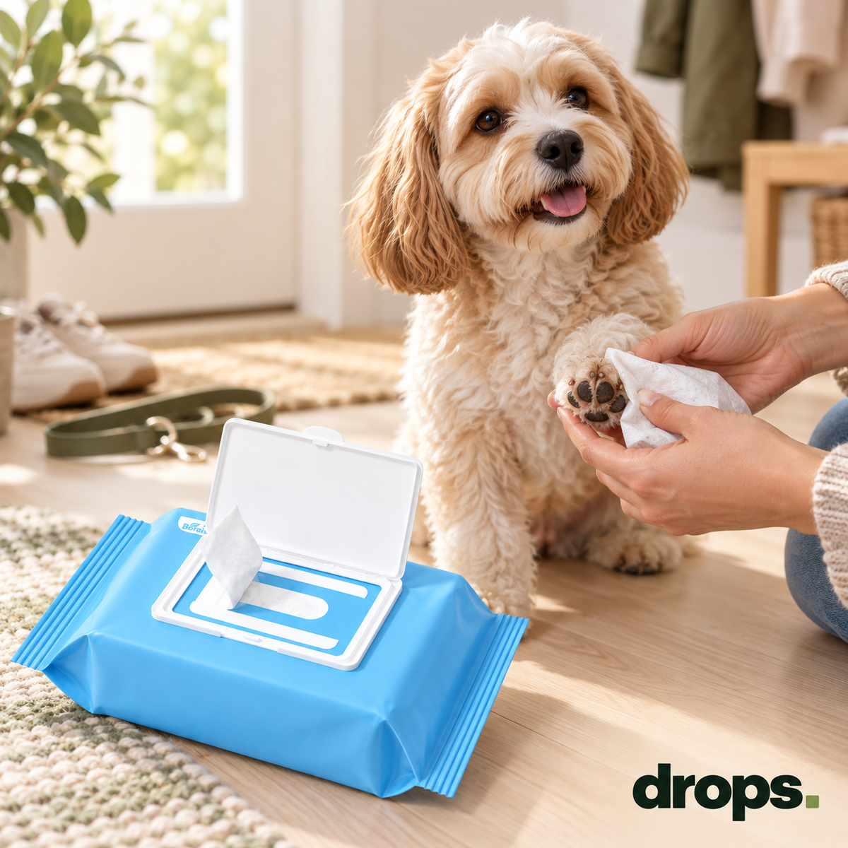 Pet Cleaning Wipes — 40 Pack