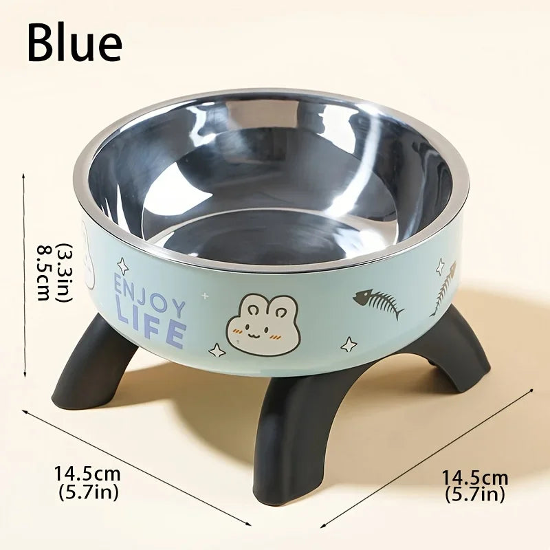 Elevated Stainless Steel Pet Bowl