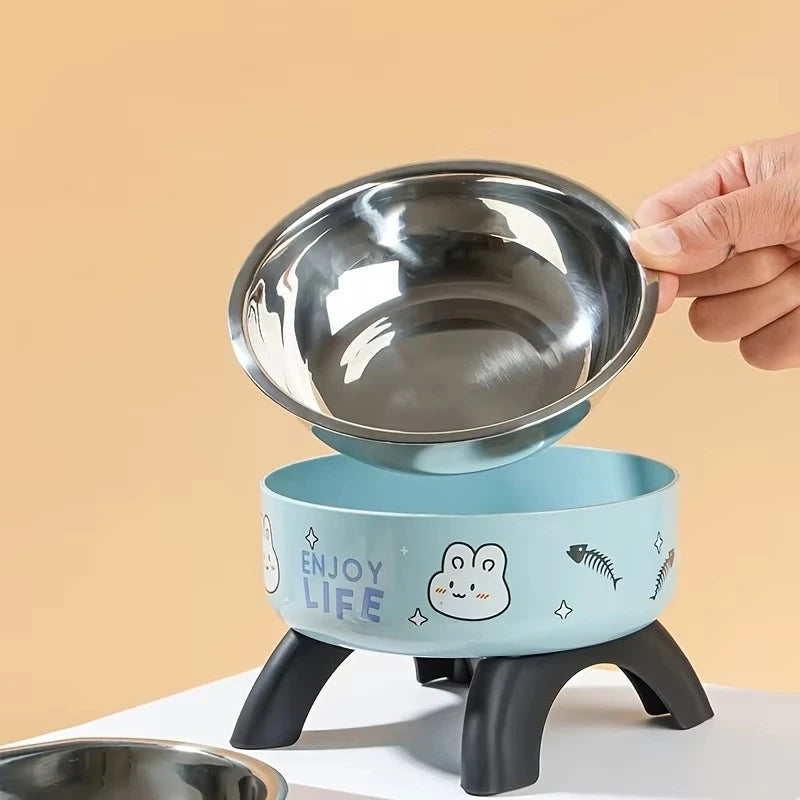 Elevated Stainless Steel Pet Bowl