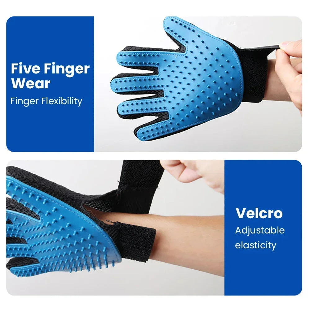 Pet Grooming and Massage Glove