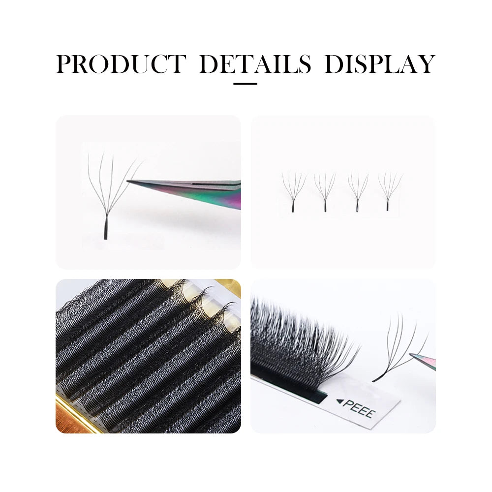 DeceMars 3DW/4DW/5DW/6DW/NEW 6DW/7DW/8DW/NEW 8DW/9DW/10DW/NEW 10DW Eyelash Extension for Makeup