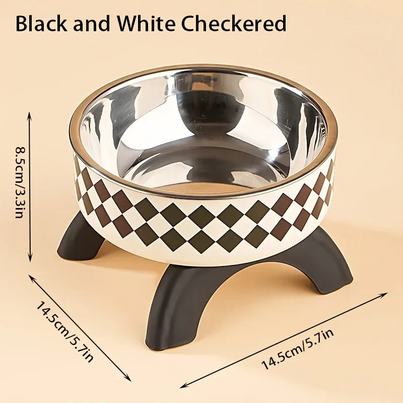 Elevated Stainless Steel Pet Bowl