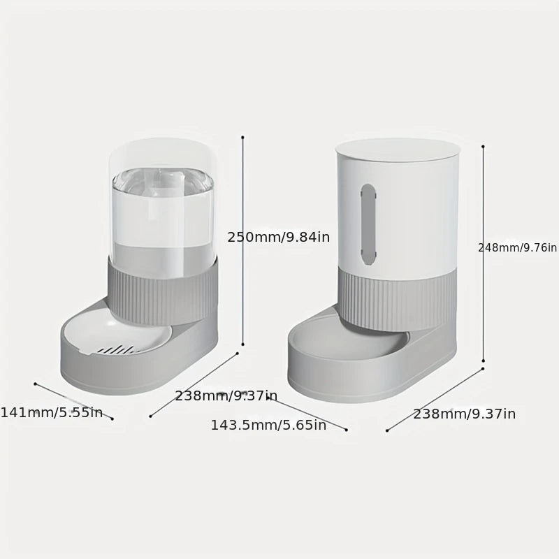 Automatic Food & Water Dispenser Set