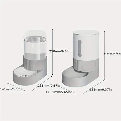Automatic Food & Water Dispenser Set