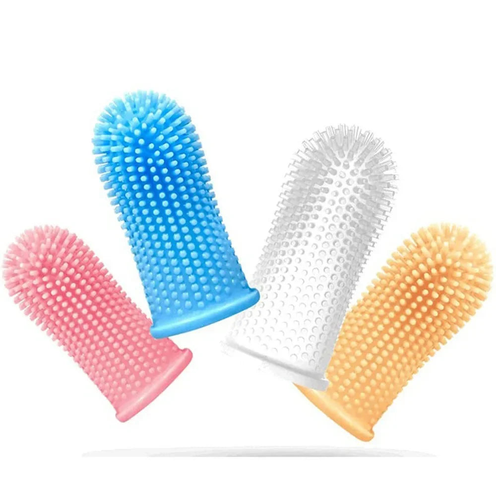Soft Silicone Finger Toothbrush for Pets