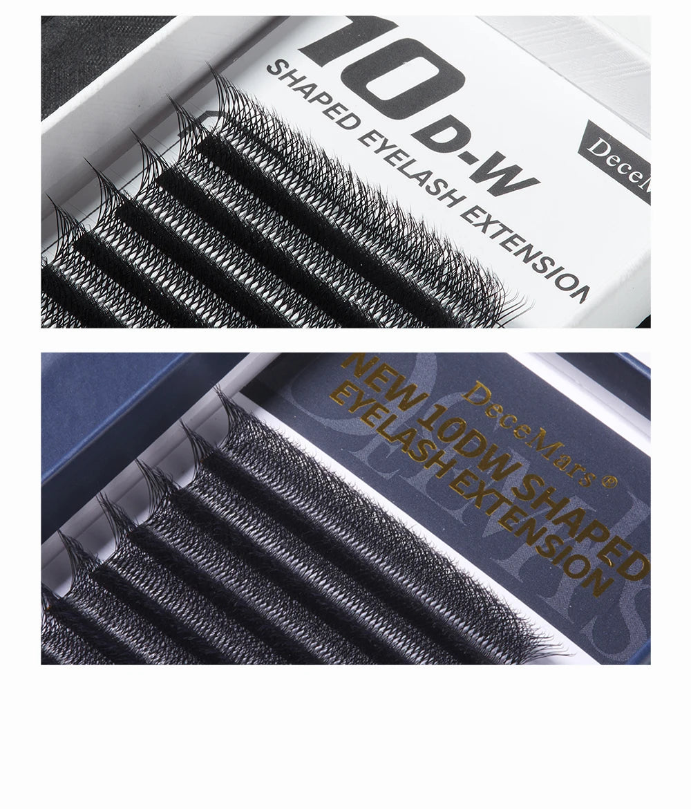 DeceMars 3DW/4DW/5DW/6DW/NEW 6DW/7DW/8DW/NEW 8DW/9DW/10DW/NEW 10DW Eyelash Extension for Makeup