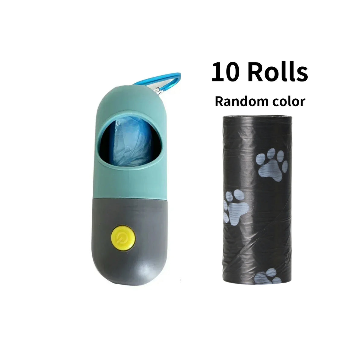 Poop Bag Dispenser with 10 Rolls