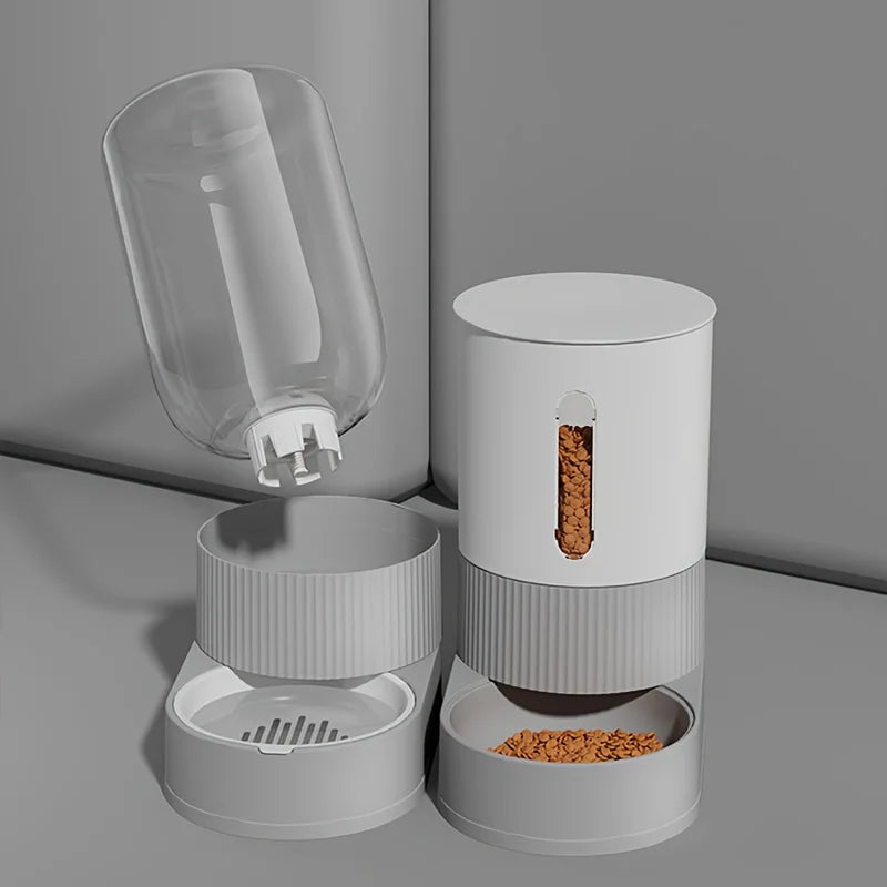 Automatic Food & Water Dispenser Set