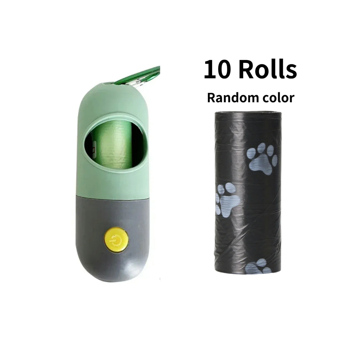 Poop Bag Dispenser with 10 Rolls